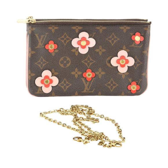 💎✨BEAUTIFUL✨💎Authentic Louis Vuitton Blooming Flower Double Zip Pochette Bag - Picture 3 of 8